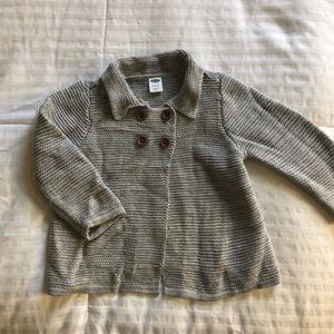 Knit grey cardigan